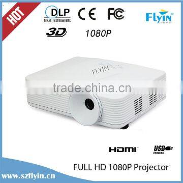 FLYIN 2800 Lumens Home Theater Projector PLF1080F 1920x1080 pixels 16:9 Wide Screen 3LCD Full HD Projector