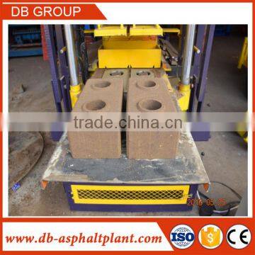 new design double mold automatic clay cement interlock brick machine