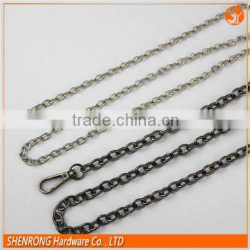 Clothes decorative necklace chain iron aluminum material silver gold rose gold black O-shaped
