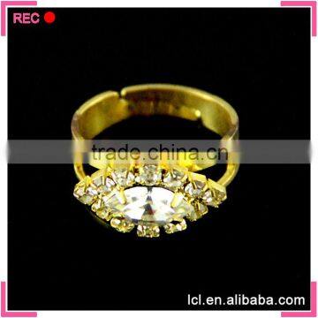 Imitation wedding rings diamond for women, Imitation gold plated diamond wedding rings