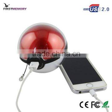 Packing Box Mobile Game Cosplay Pokemon Go Poke Ball2 12000mAh LED Quick Charge Power Bank photo-5