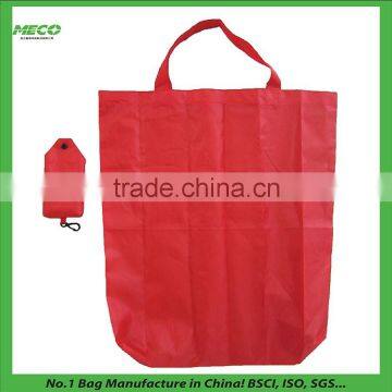 BSCI Factory Supply Folding Bag into Pouch, custom design is welcome