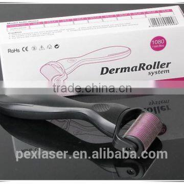 Stainless steel derma roller scar removal and skin whitening roller