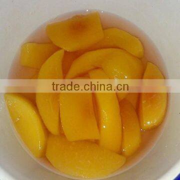 new crop canned yellow peach slice in light syrup