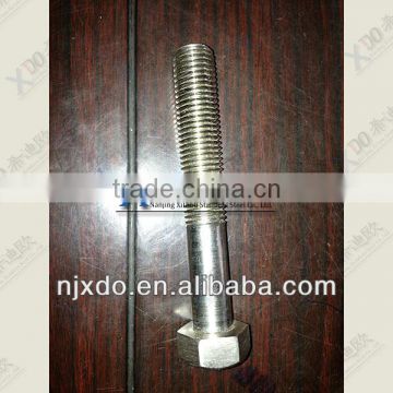 hastelloy alloy UNS N06455 2.4610 extended hex bolts