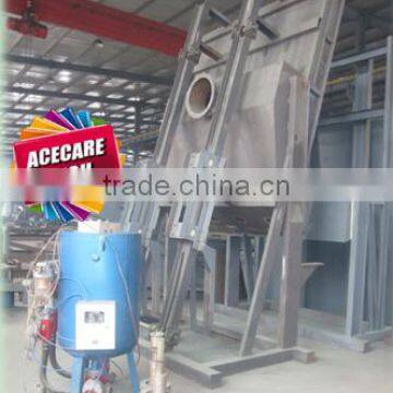 Four Location Inner Air Shot Blast Machine, internal shot blasting machine