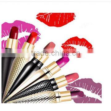 Guangzhou factory customization best quality queen's portable fashion color lipstick stick