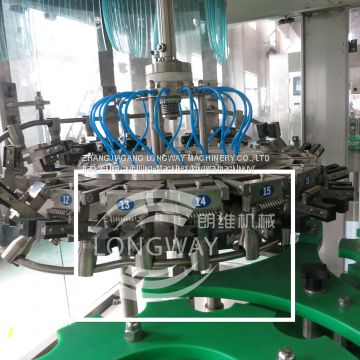 Omron Touch Screen Control Middle Capacity beer Pressure filling machine Crown Capping machine For Indonesia Market