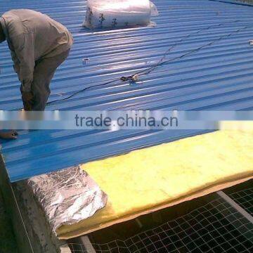 sound insulation glass wool insulation blanket for roof