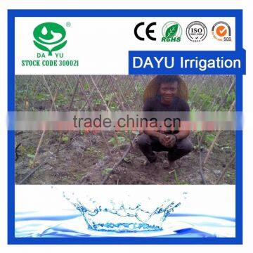 DAYU water saving agricultural plastic drip irrigation pipe material