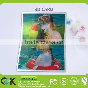 New Fashion 3D Lenticular Card Printing in Old Factory
