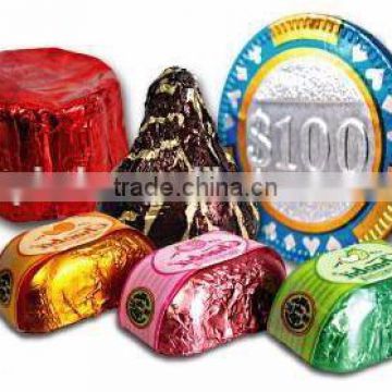 chocolate wrapping foil for chocolate wrapping