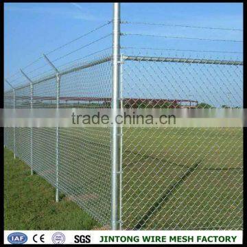 12.5 gague chain link fence,corner post,sport ground fence