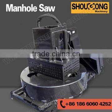 Skid Loader attachment Manhole Saw