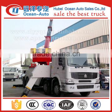 SINOTRUK HOWO 8x4 30Ton flatbed tow truck