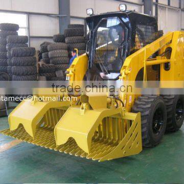 Skid Steer Loader With Rock Grapple photo-1