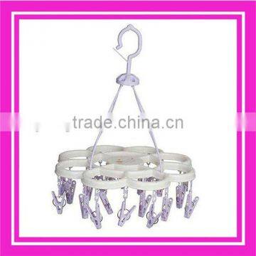 Printing plastic clothes peg hanger 22 clips