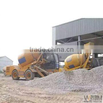 Self Loading And Propelled Concrete Mixer Power Shift Truck With Pump Diesel Engine