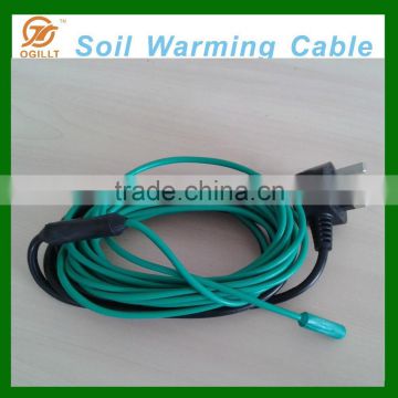 Electric warming resistance cable for vegetable