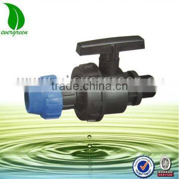 pp fitting Single union ball valve/valve fittings