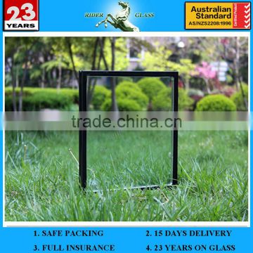 3-19mm AS/NZS2208:1996 Gray Tempered Insulated Glass