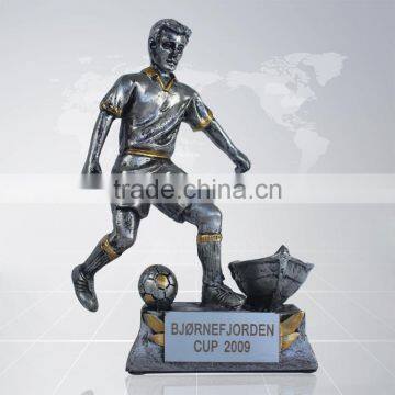 Decorate Trophy Resin Football Player Figurine photo-3