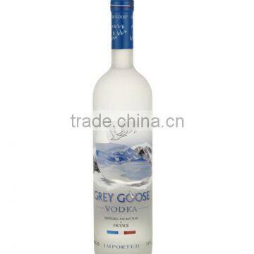 Wholesale 750 ml Empty Vodka Glass Bottle Grey Goose Bottle