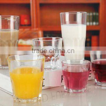 HOT!!! High clear various capacity juice glass cup water cup