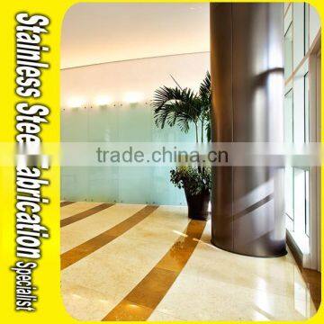 Alibaba China Customed Stainless Steel Column Cladding