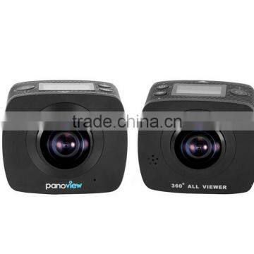 2016 New Arrival 360 Degree Full View Video Camera VR HD Dual Lens Mini Go Pro Sports Camera photo-4