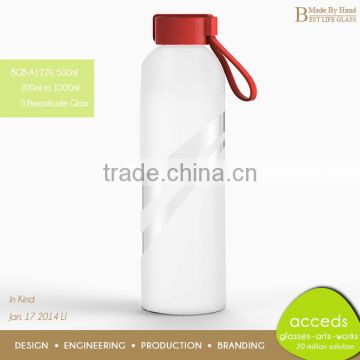 Stylish Juice Bottle Glass Water Bottle Glass Milk Bottle