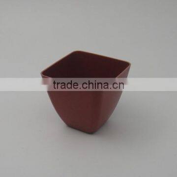 Factory Sell 100% Biodegradable Bamboo Fiber Flower Pot photo-4