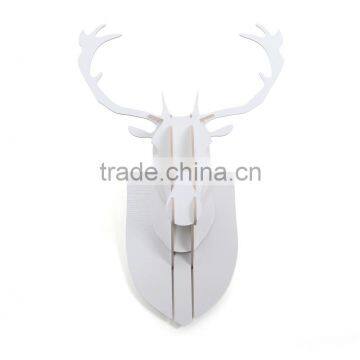 DIY 3D Cut Model Kit- Wooden Puzzle Kit for Educational &Wall Decor - Construct a Creative& Visual Model on Your Own Deer Head photo-6