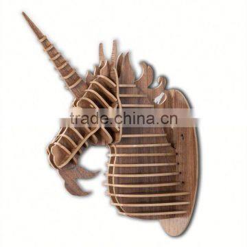 DIY Unicorn Head 3D Wall Hanging Decoration photo-2