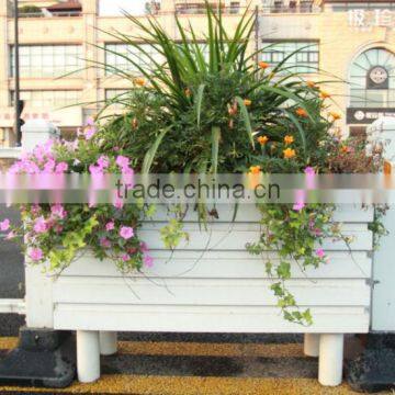PVC White Garden Planters Box Planter