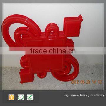 Thermoforming plastic home decoration