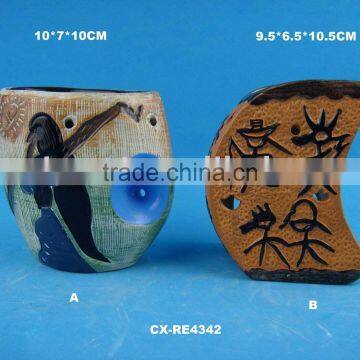 Ceramic oil burner