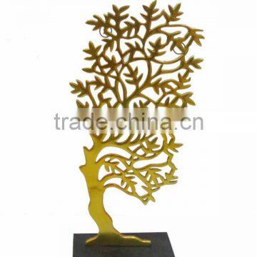 Aluminium Tree Golden