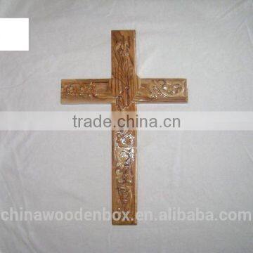 Shandong laser cut New Design Wood Cross Hanging Decor,home decoration