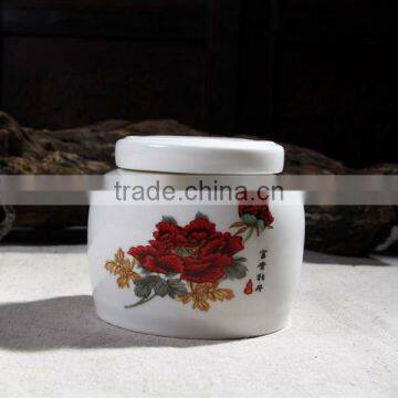 Ceramic cremation ashes small size pet urn