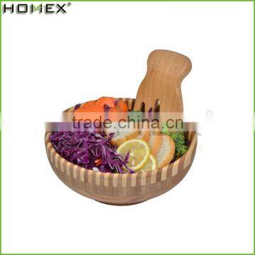 High Quality Eco-friendly Bamboo Bowl And Hand/Homex_Factory