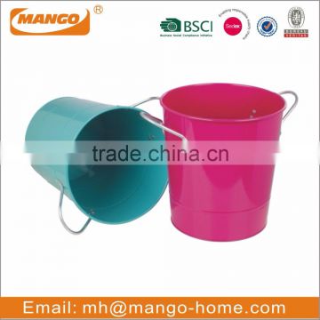 Colorful Stainless Steel Handle metal champagne bucket