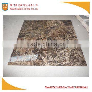 Dark Emperador Laminated Porcelain Tiles for Floor