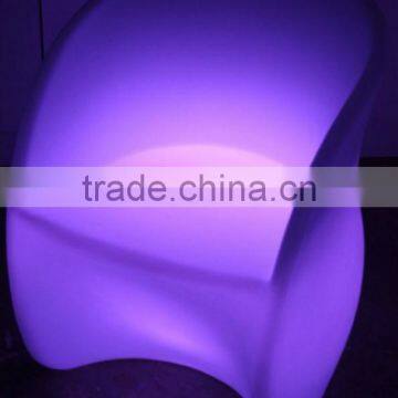 Luxy Hotel Lounge Led Illuminated Chair Sets / RGB Color Adjustable PE Material Sofa and Chair Sets photo-2