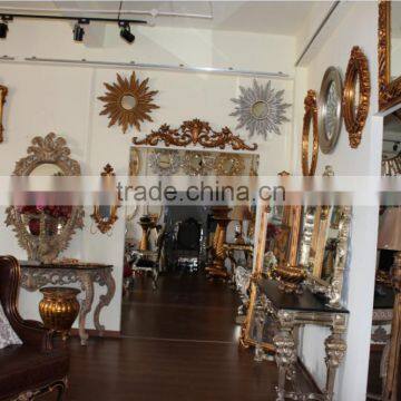 Decorative Round Polyresin Framed Mirror FA-056P-01 photo-4