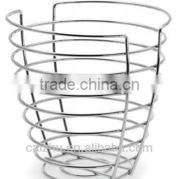 metal storage basket