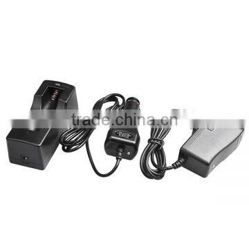 USA standard Li-on 18650 one slot battery car charger with usb