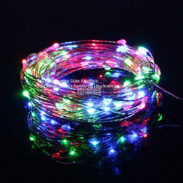 Home Indoor Outdoor Decoration Copper String Light Merry Christmas Wedding Warm White Fairy Firefly String Light Set photo-2