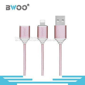 3 in 1 Magnetic Usb Cable With Lightning Micro Type-c Connector photo-5