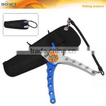 SFI0005P Saltwater Fishing Pliers With Aluminum Handles and Stainless Steel Jaws Cutter for Super Braided Mono Fluorocarbon Line